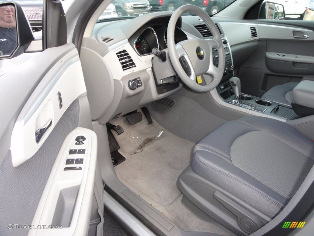 Dark Gray/Light Gray Interior 2011 Chevrolet Traverse LS AWD Photo #52294928