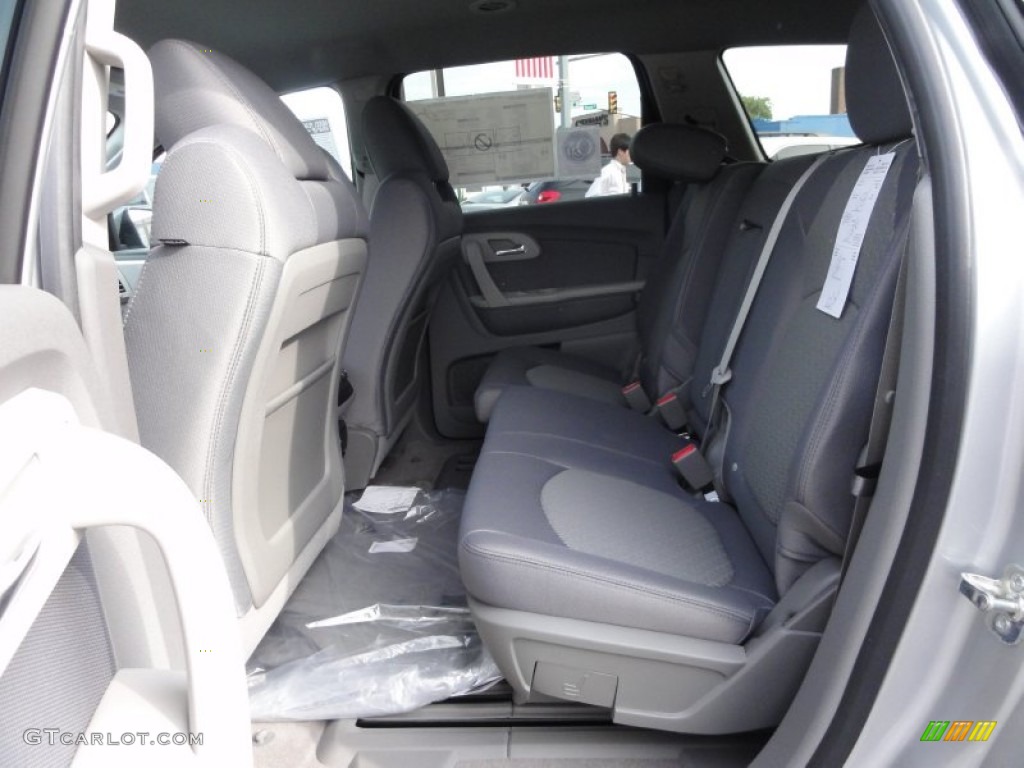 Dark Gray/Light Gray Interior 2011 Chevrolet Traverse LS AWD Photo #52294943