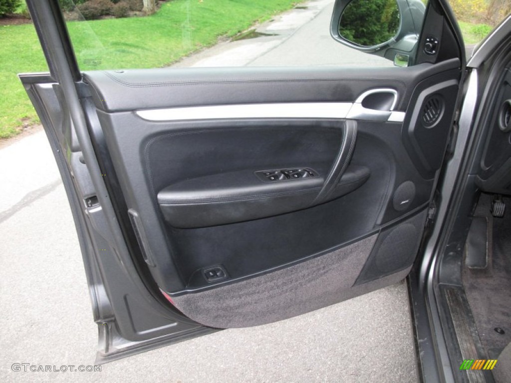2008 Porsche Cayenne Turbo Black Door Panel Photo #52295237