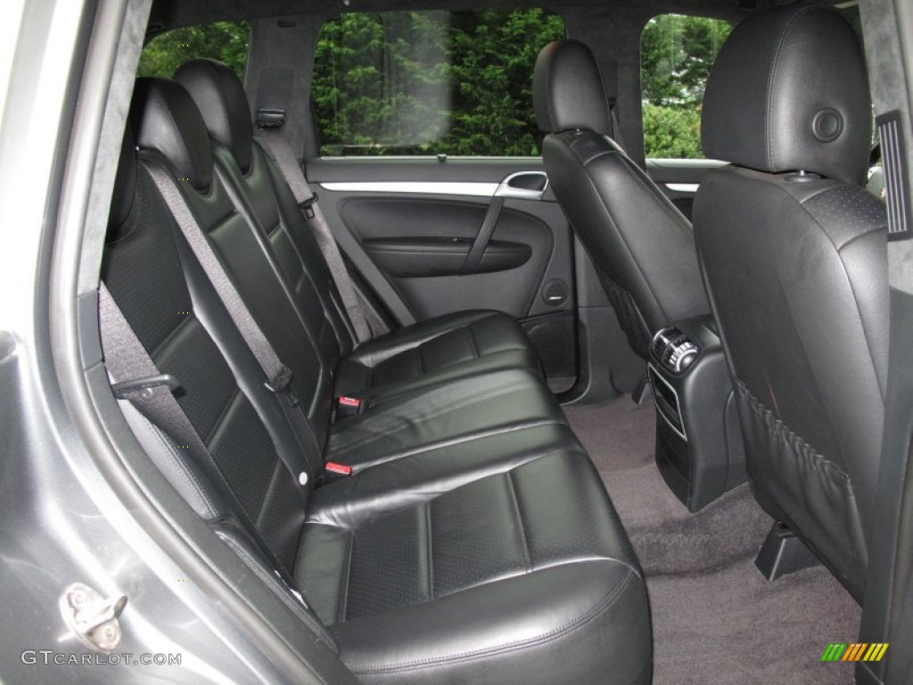Black Interior 2008 Porsche Cayenne Turbo Photo #52295297