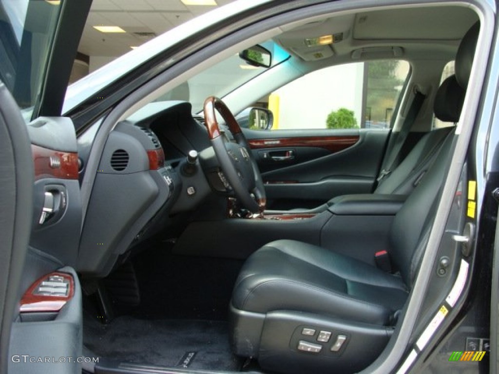 Black Interior 2011 Lexus LS 460 AWD Photo #52296977