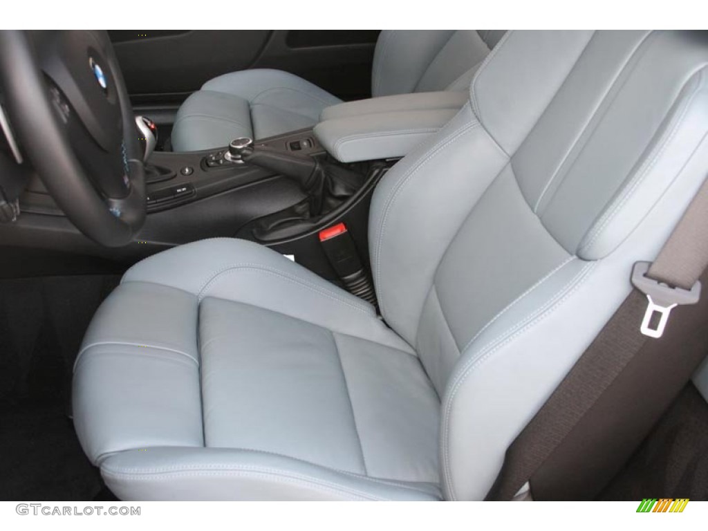 Silver Novillo Leather Interior 2011 BMW M3 Convertible Photo #52297493