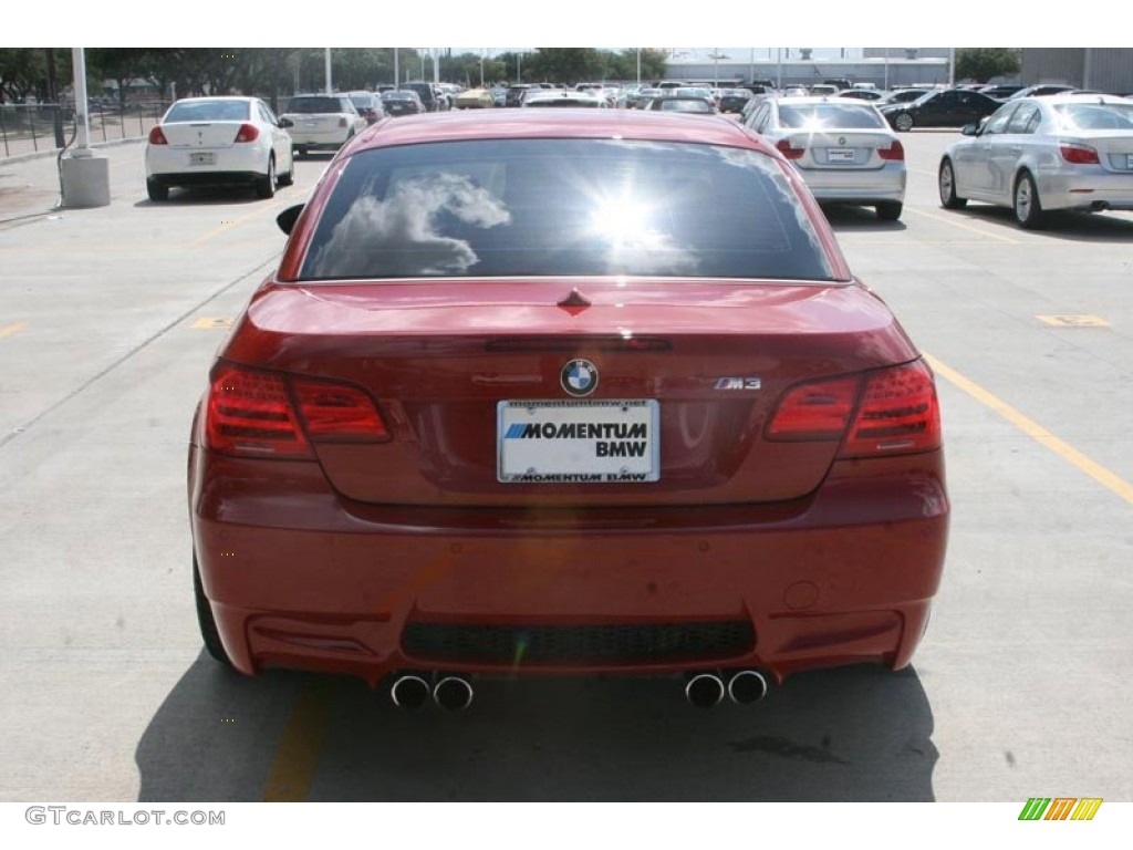 2011 M3 Convertible - Melbourne Red Metallic / Silver Novillo Leather photo #11