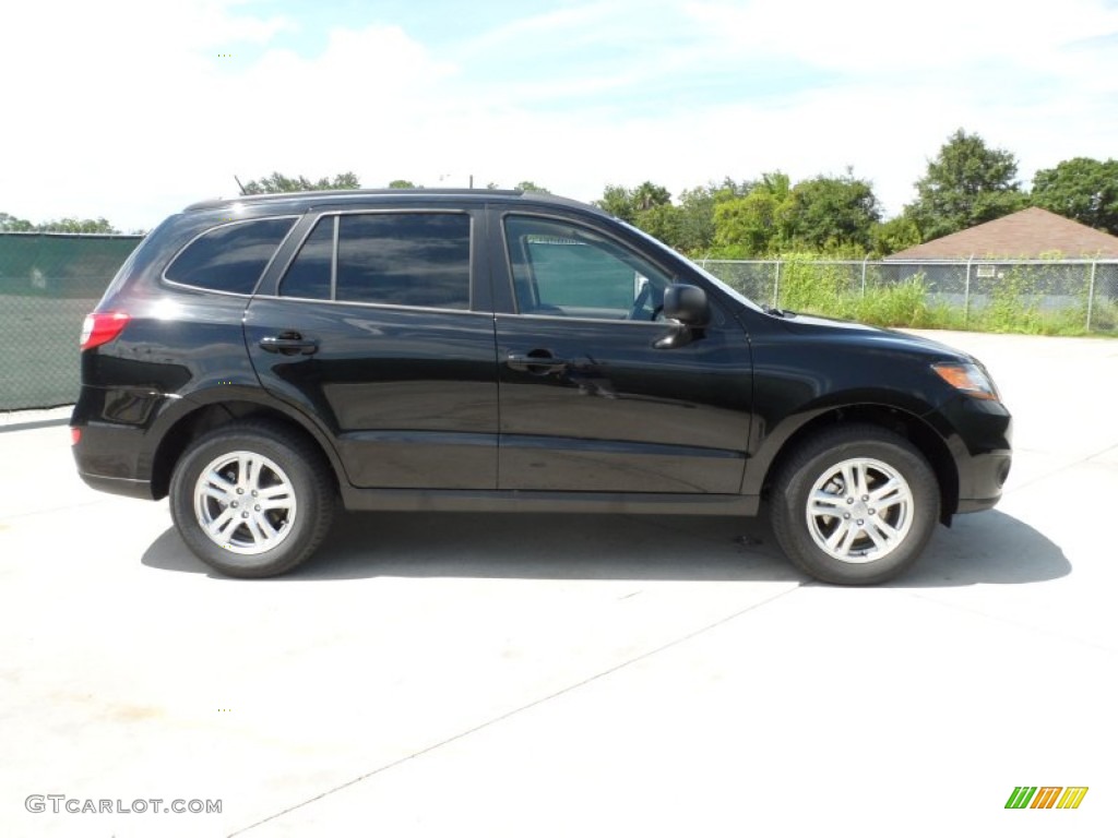 Phantom Black Metallic 2011 Hyundai Santa Fe GLS Exterior Photo #52297718
