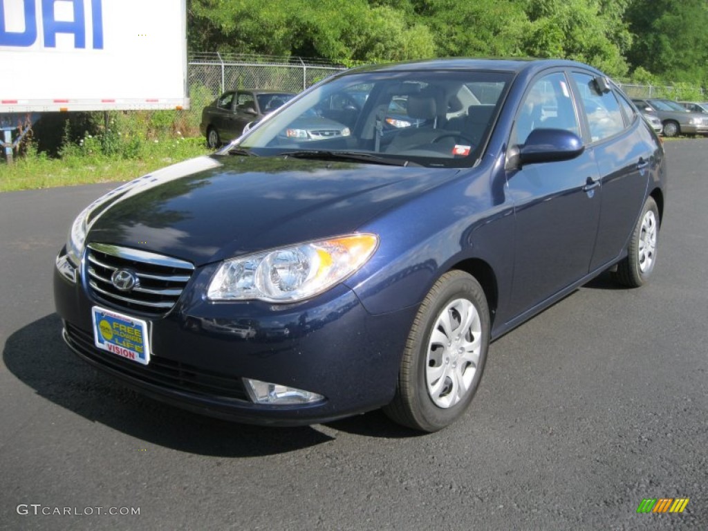 2010 Elantra GLS - Regatta Blue / Gray photo #1