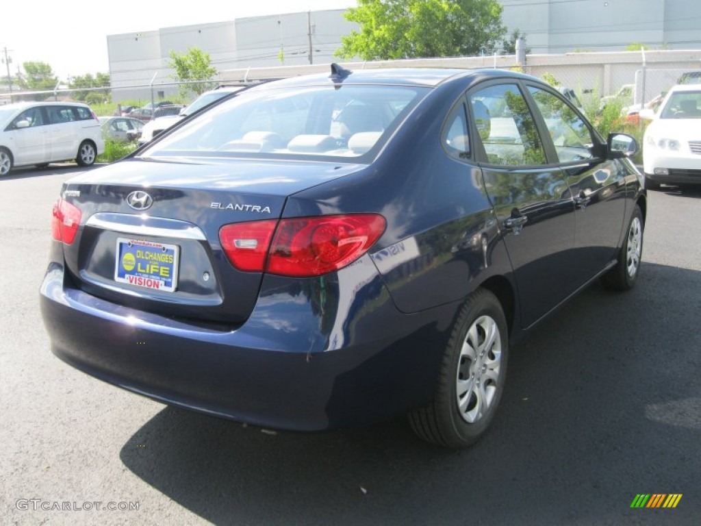 2010 Elantra GLS - Regatta Blue / Gray photo #2