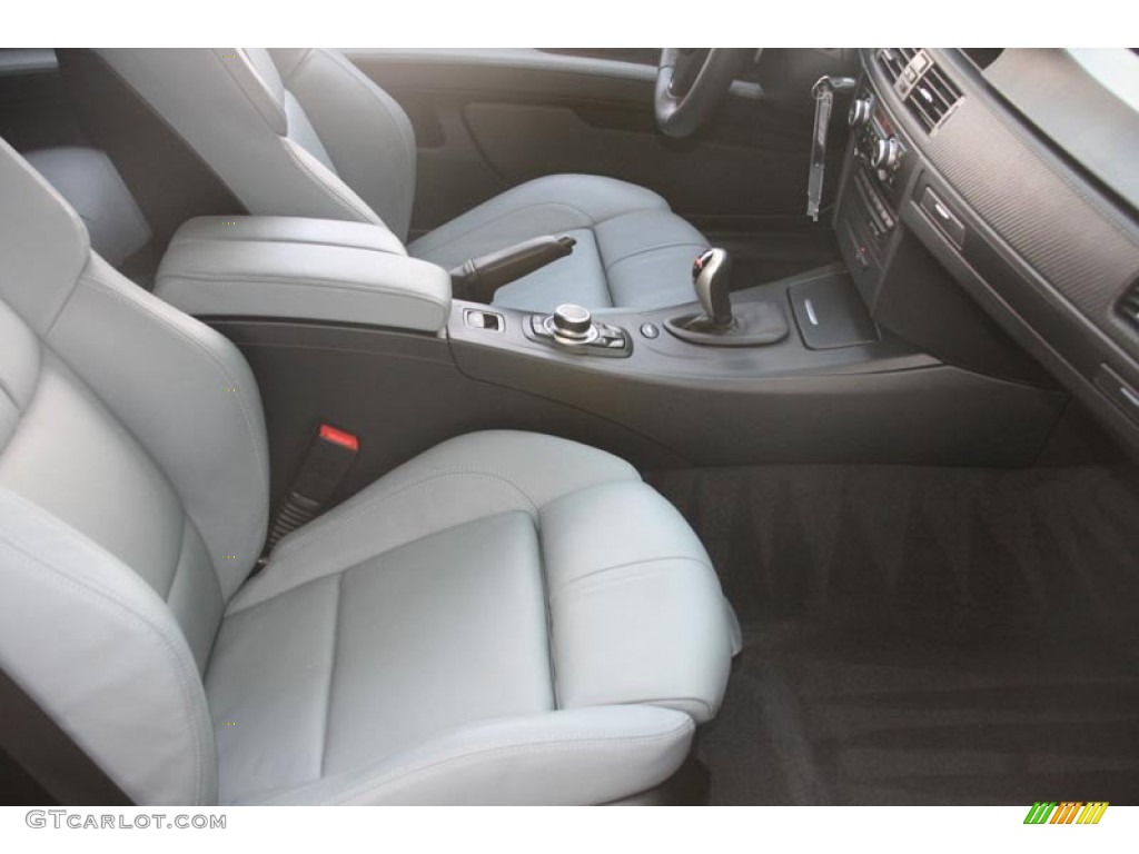 Silver Novillo Leather Interior 2011 BMW M3 Convertible Photo #52297880