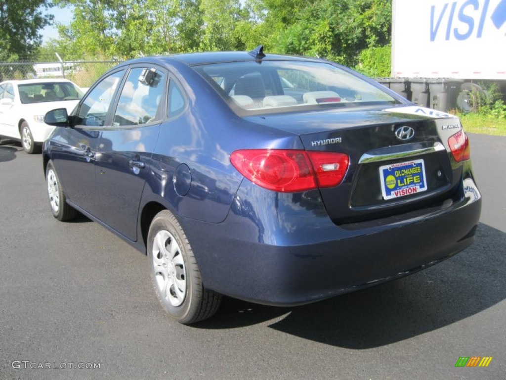 2010 Elantra GLS - Regatta Blue / Gray photo #11