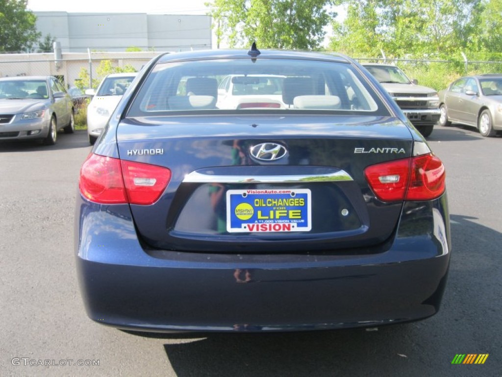 2010 Elantra GLS - Regatta Blue / Gray photo #12