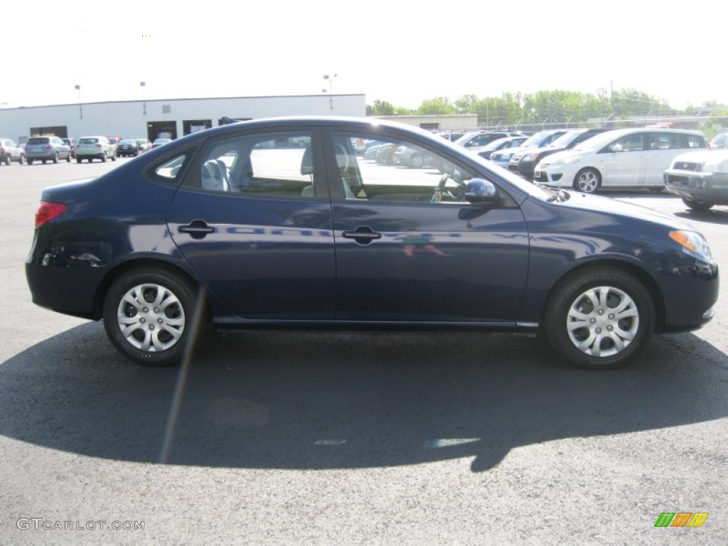 2010 Elantra GLS - Regatta Blue / Gray photo #13