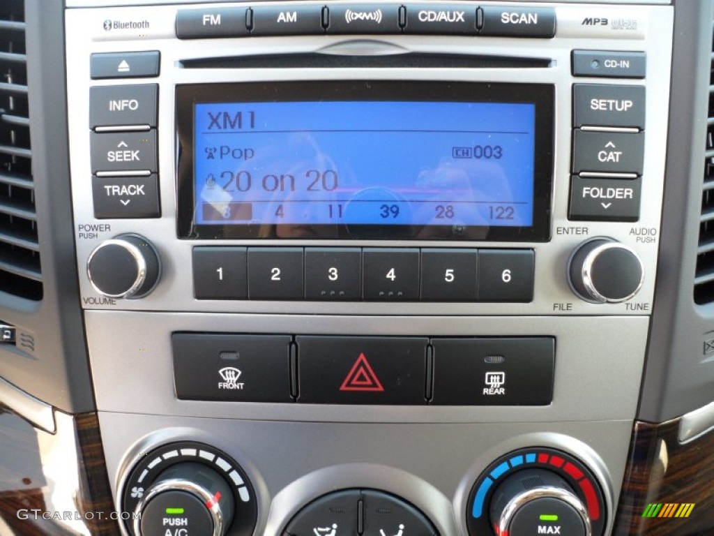 2011 Hyundai Santa Fe GLS Controls Photo #52298111