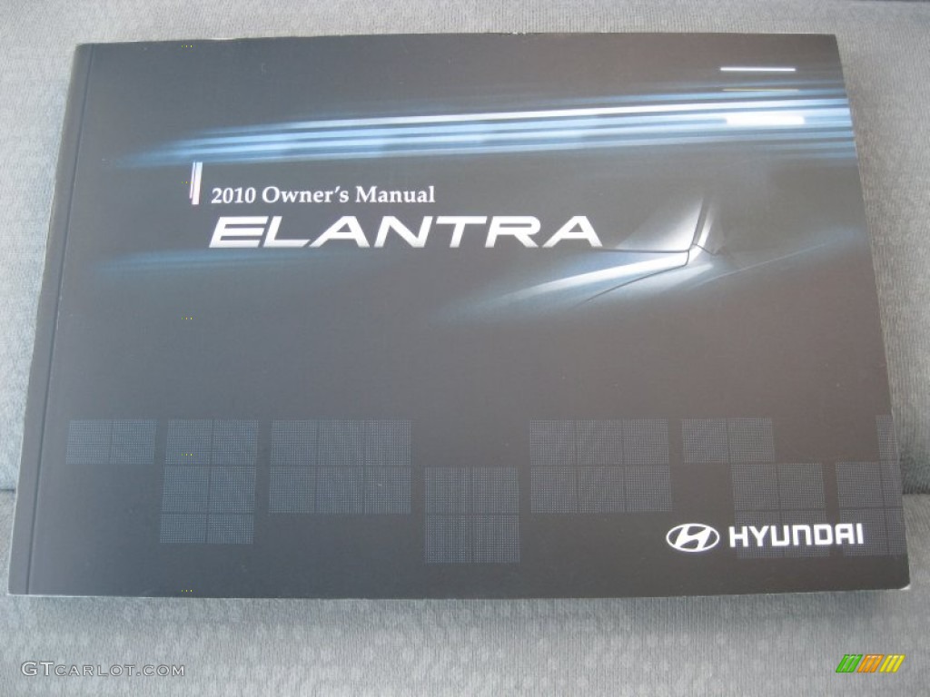 2010 Elantra GLS - Regatta Blue / Gray photo #25