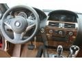 2009 BMW 6 Series Saddle Brown/Black Pearl Leather Interior Dashboard Photo