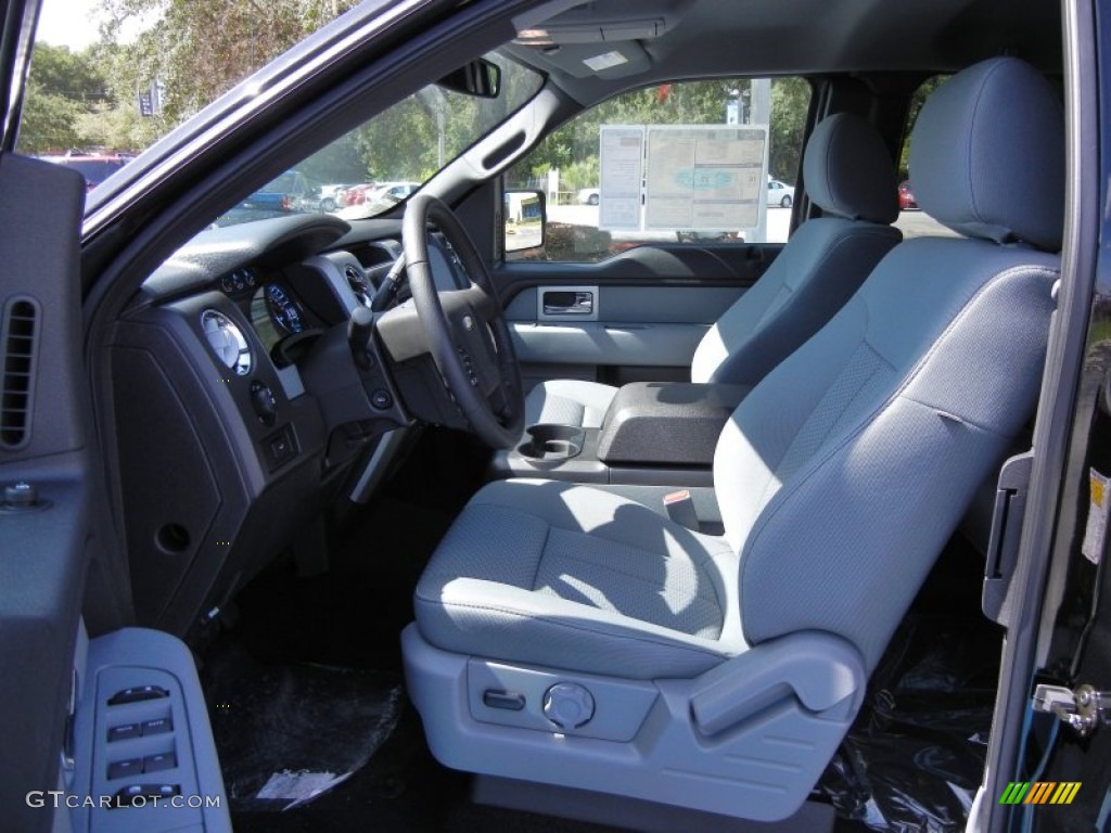 Steel Gray Interior 2011 Ford F150 XLT SuperCab Photo #52299203