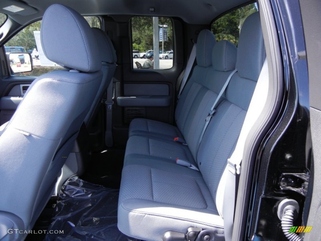 Steel Gray Interior 2011 Ford F150 XLT SuperCab Photo #52299212