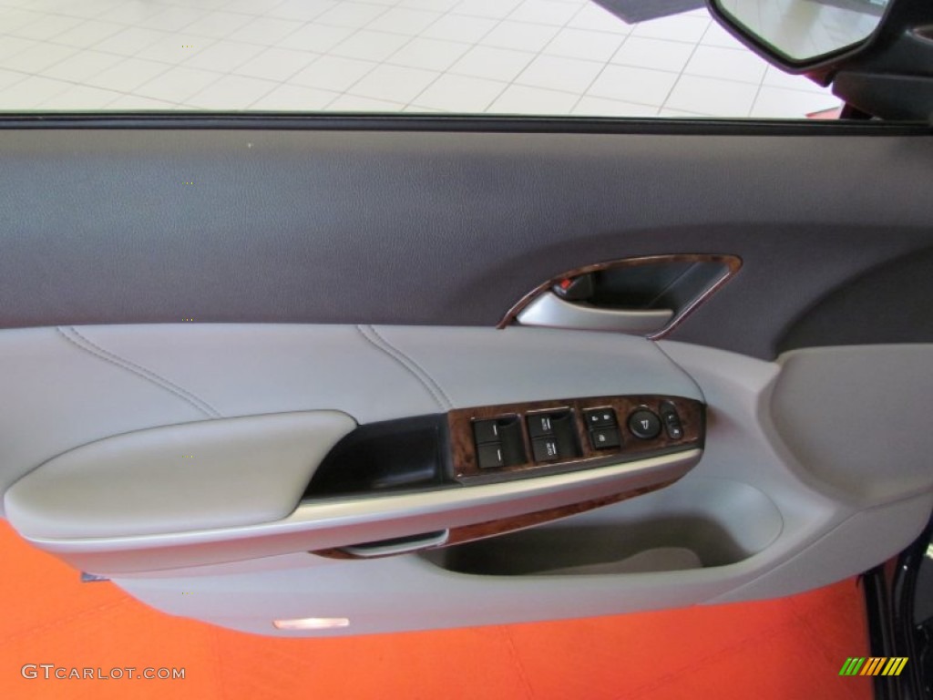 2009 Accord EX-L V6 Sedan - Royal Blue Pearl / Gray photo #13