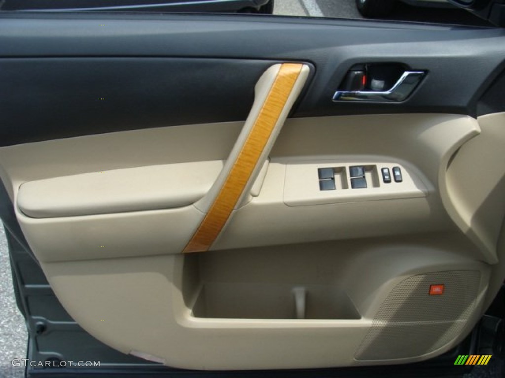 2008 Highlander Hybrid Limited 4WD - Cypress Green Pearl / Sand Beige photo #6