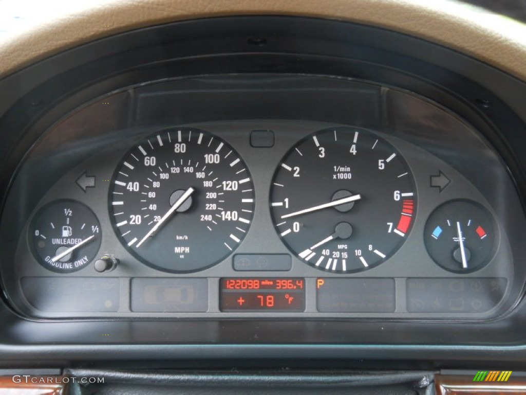 2001 BMW 5 Series 525i Sedan Gauges Photo #52300910