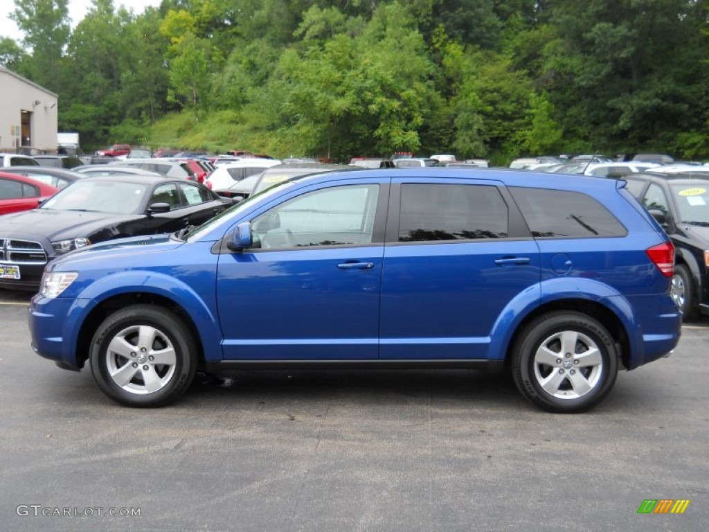 Deep Water Blue Pearl 2009 Dodge Journey SXT Exterior Photo #52302086