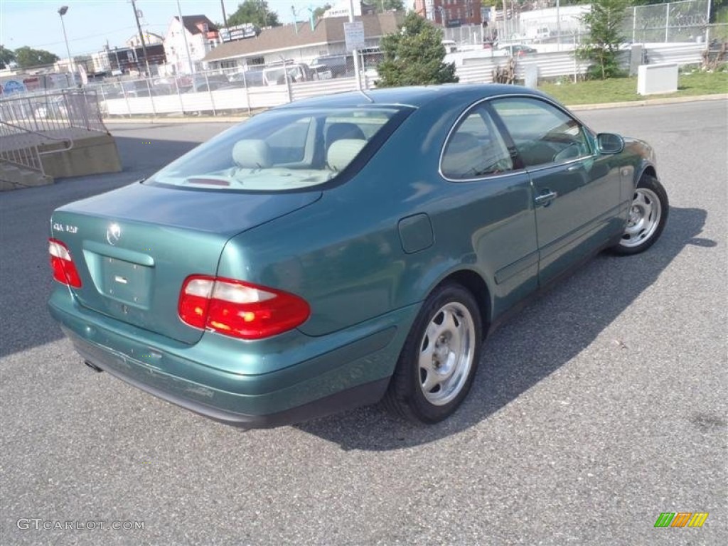 1999 CLK 320 Coupe - Mineral Green Metallic / Ash photo #3