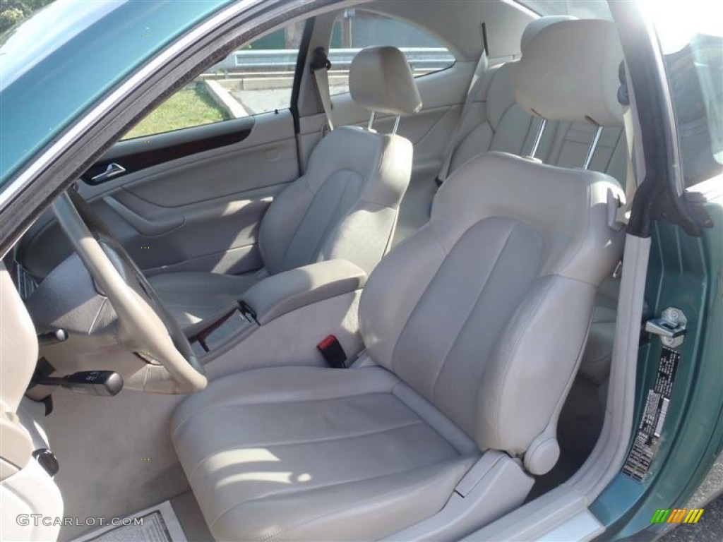 1999 CLK 320 Coupe - Mineral Green Metallic / Ash photo #5