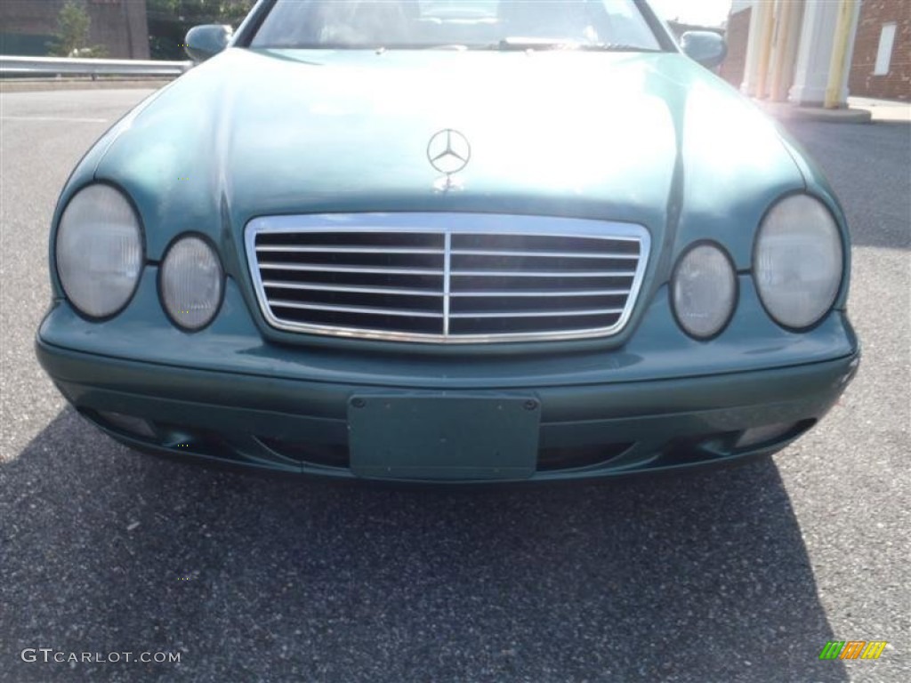1999 CLK 320 Coupe - Mineral Green Metallic / Ash photo #14