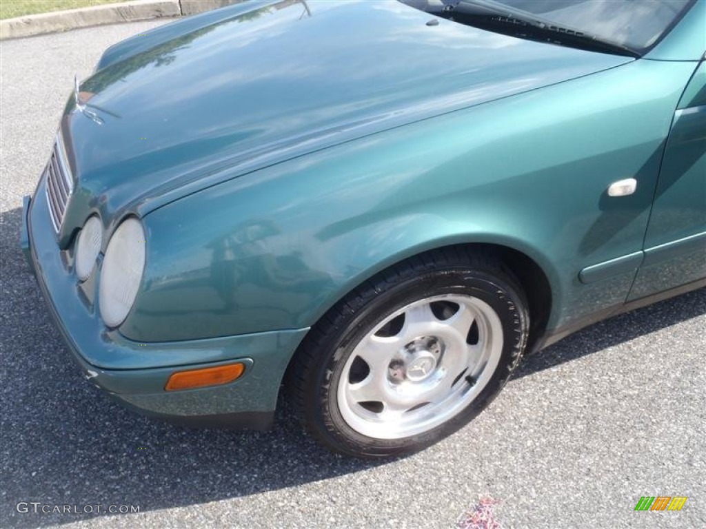 1999 CLK 320 Coupe - Mineral Green Metallic / Ash photo #16