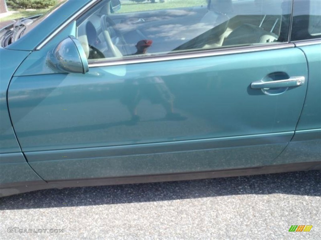1999 CLK 320 Coupe - Mineral Green Metallic / Ash photo #17