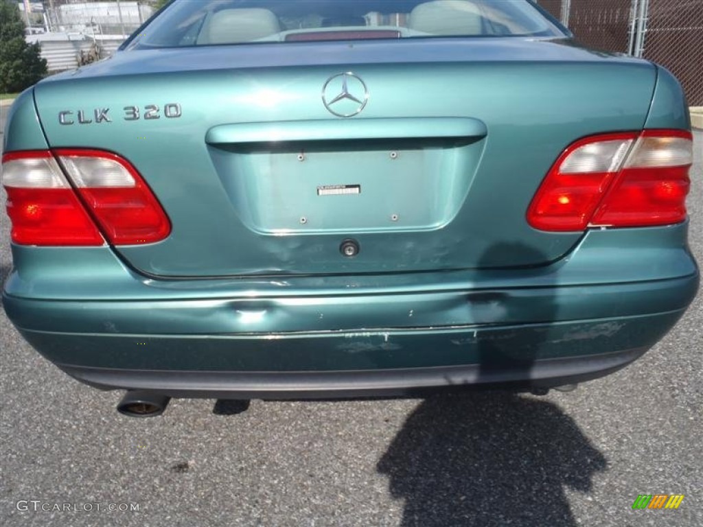 1999 CLK 320 Coupe - Mineral Green Metallic / Ash photo #19