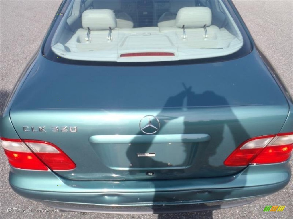 1999 CLK 320 Coupe - Mineral Green Metallic / Ash photo #20