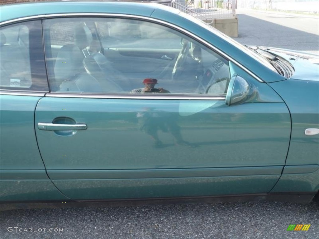 1999 CLK 320 Coupe - Mineral Green Metallic / Ash photo #22