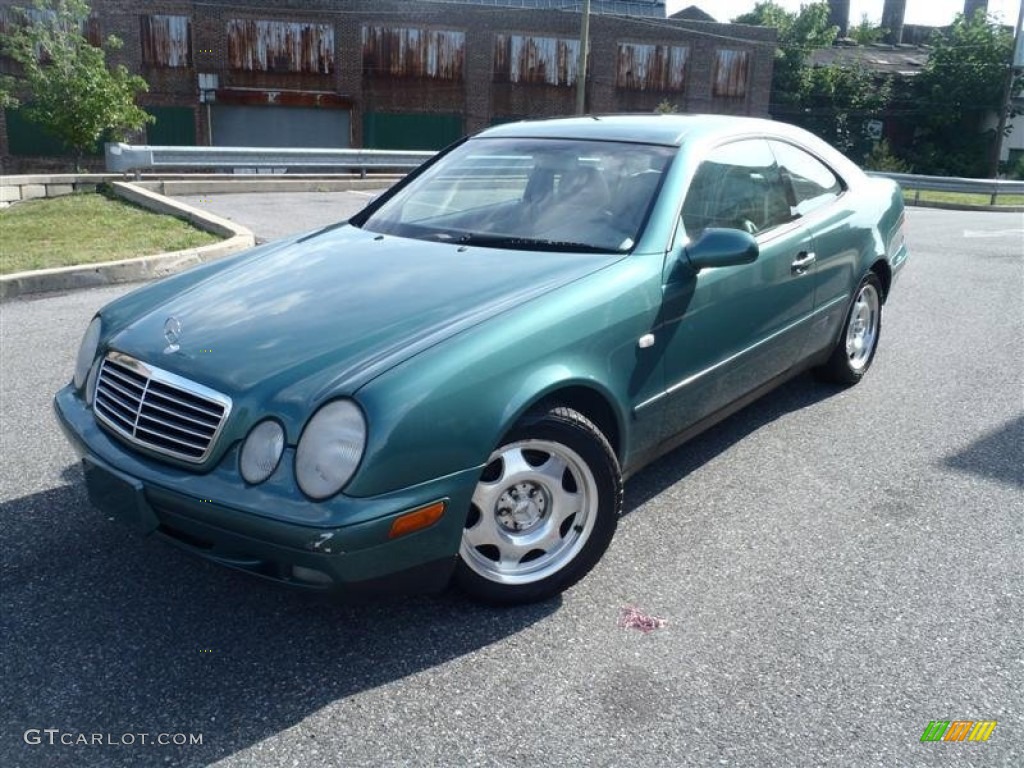 1999 CLK 320 Coupe - Mineral Green Metallic / Ash photo #25