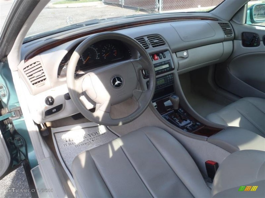 1999 CLK 320 Coupe - Mineral Green Metallic / Ash photo #32