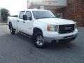 2008 Summit White GMC Sierra 2500HD SLT Crew Cab 4x4  photo #2