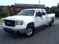 2008 Summit White GMC Sierra 2500HD SLT Crew Cab 4x4  photo #28