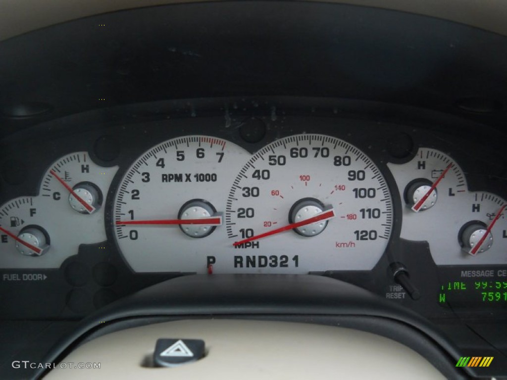 2004 Mercury Mountaineer V8 Premier AWD Gauges Photo #52303418