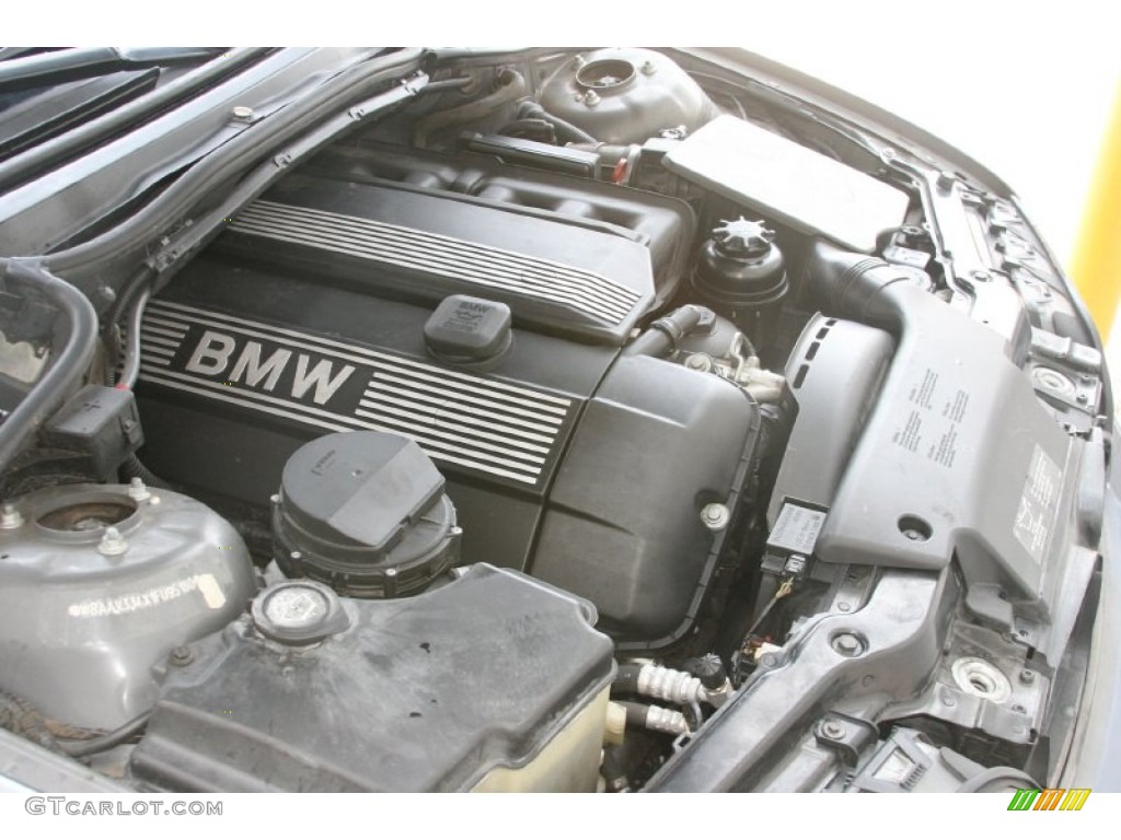 2001 3 Series 325i Sedan - Steel Grey Metallic / Black photo #37