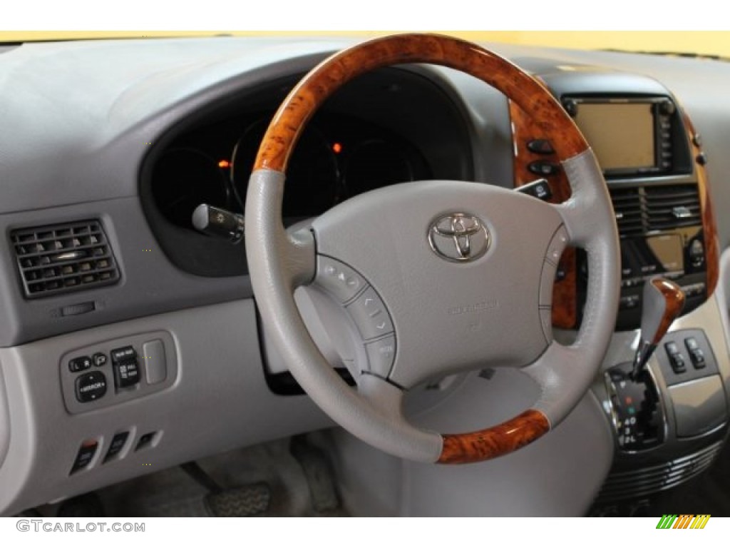2010 Toyota Sienna Limited AWD Stone Steering Wheel Photo #52304486