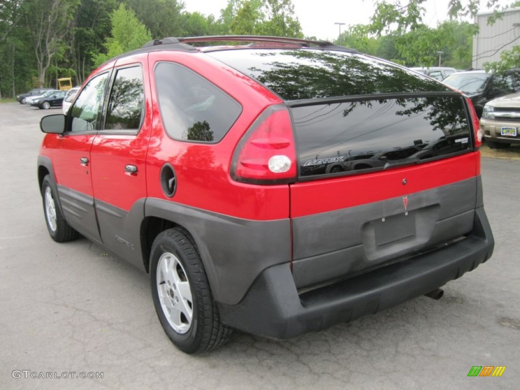 2001 Aztek AWD - Bright Red / Dark Gray photo #15