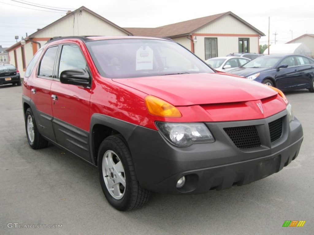 2001 Aztek AWD - Bright Red / Dark Gray photo #18