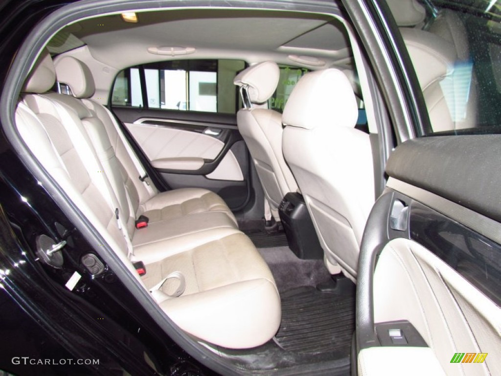 Taupe/Ebony Interior 2007 Acura TL 3.5 Type-S Photo #52308482
