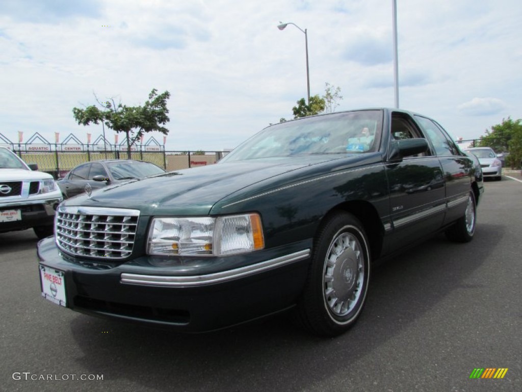 1998 DeVille Sedan - Polo Green Metallic / Cappuccino Cream photo #1