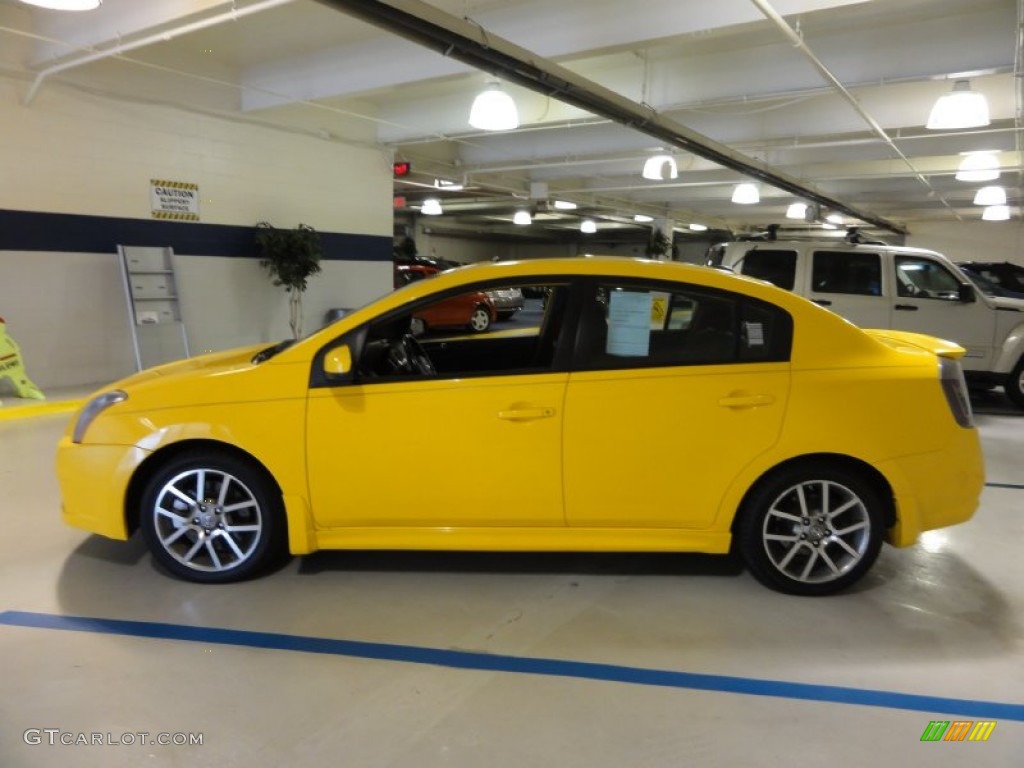 Solar Yellow 2007 Nissan Sentra SE-R Spec V Exterior Photo #52310993