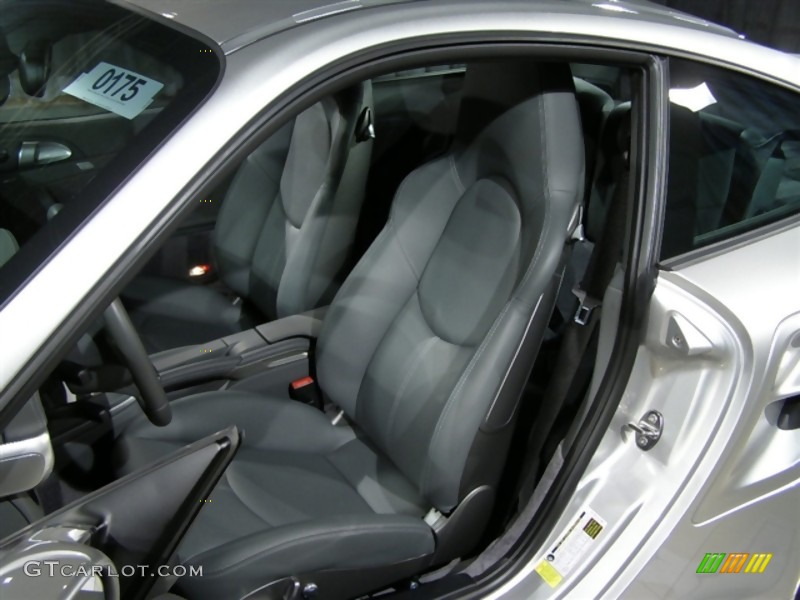 2007 911 Turbo Coupe - Arctic Silver Metallic / Stone Grey photo #5