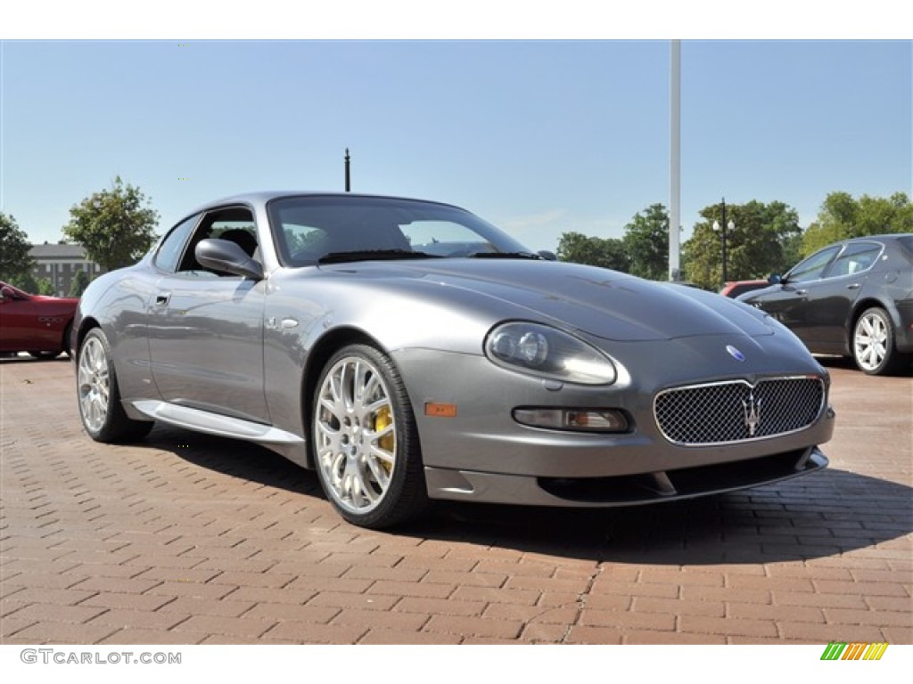 Grigio Alfiere (Dark Silver) 2005 Maserati GranSport Coupe Exterior Photo #52311296