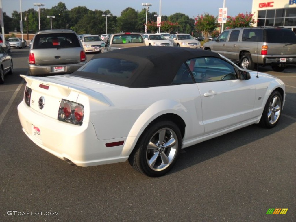 2006 Mustang GT Premium Convertible - Performance White / Light Graphite photo #4