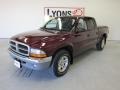 2003 Dark Garnet Red Pearl Dodge Dakota SLT Quad Cab  photo #1