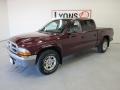 2003 Dark Garnet Red Pearl Dodge Dakota SLT Quad Cab  photo #30
