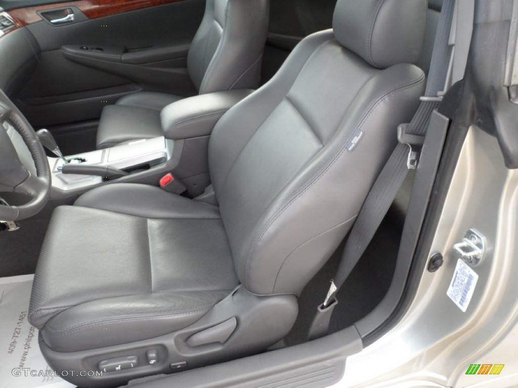 Dark Stone Interior 2006 Toyota Solara SLE V6 Coupe Photo #52313139
