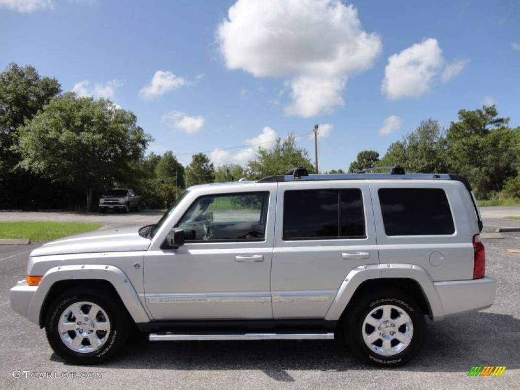 Bright Silver Metallic 2008 Jeep Commander Limited 4x4 Exterior Photo #52314060